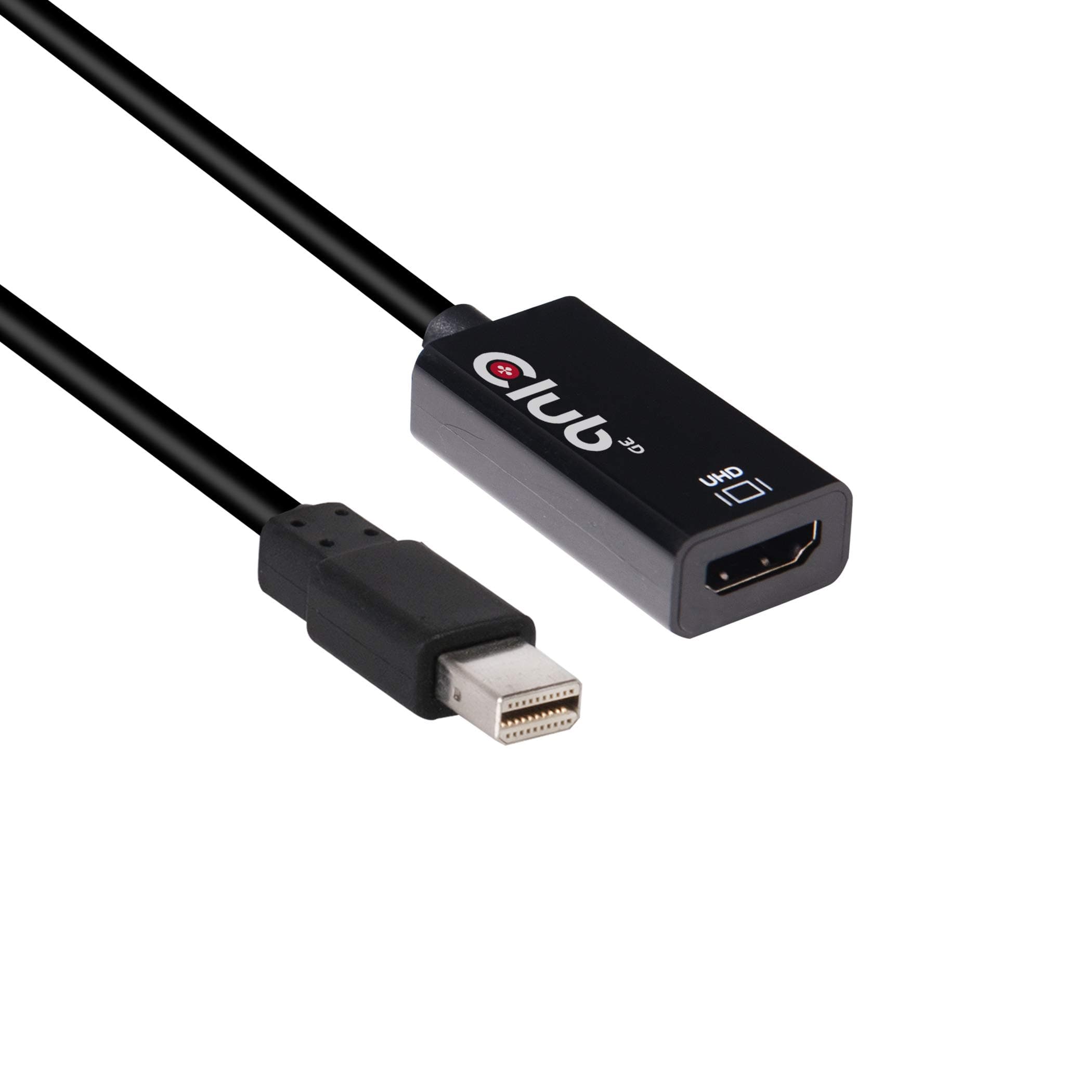 CAC-1180 Mini DisplayPort 1.4 to HDMI 2.0B HDR Adapter Supports 4096X2160@60Hz High Dynamic Range, Black