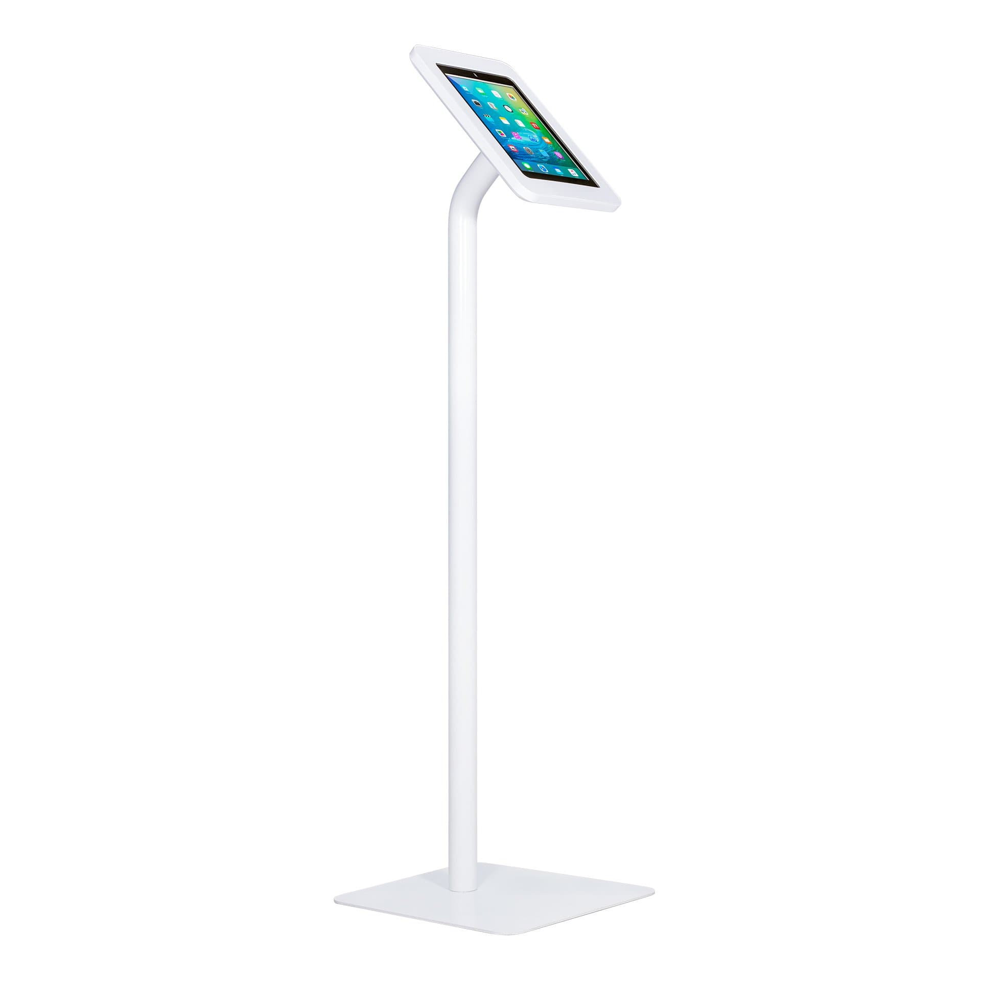 The Joy Factory Elevate II iPad Floor Stand Kiosk, White (KAA111W)