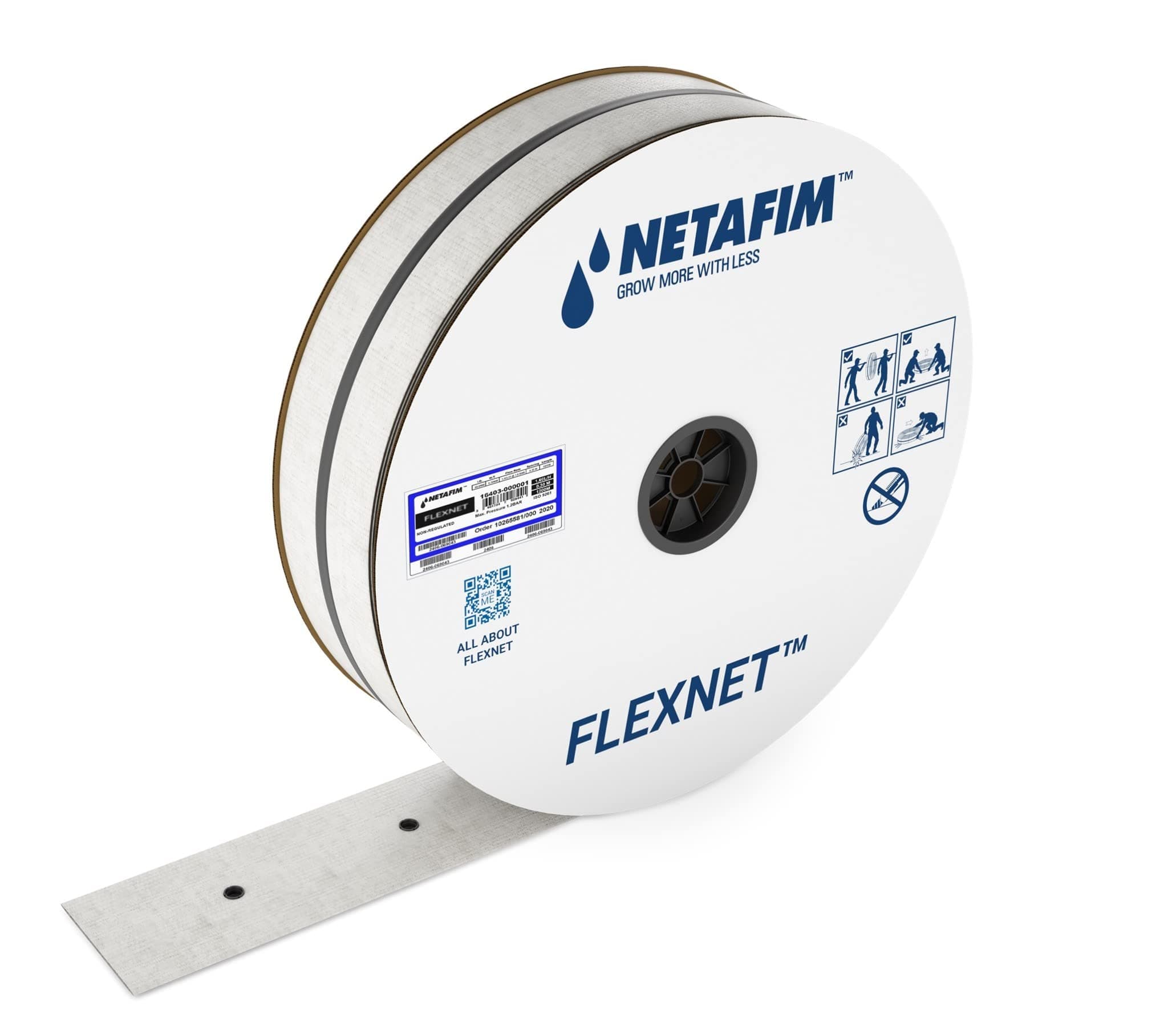 Netafim Flexnet Submain Pipe for Drip Irrigation 2" 1/2" CONN 1.20M 50M