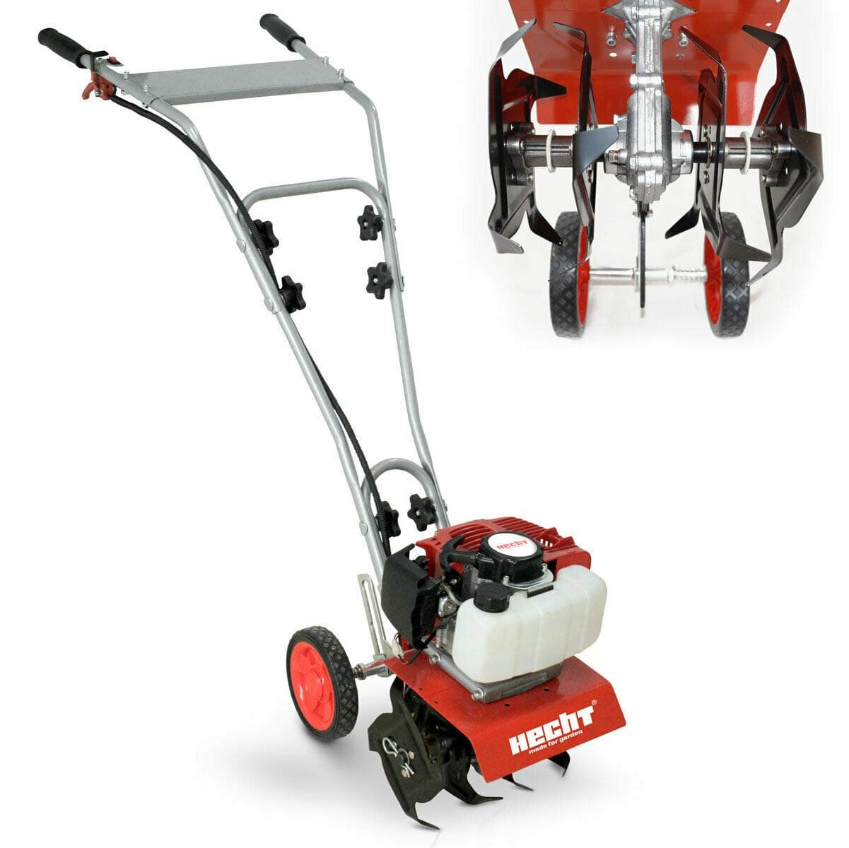 Hecht 752 Petrol Rotavator/Tiller to Prepare Soil for New Lawns, Vegetable or Fruit plots