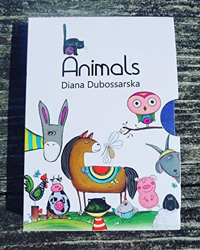 DIANA DUBOSSARSKA Flash Cards for Toddlers Animals First Words