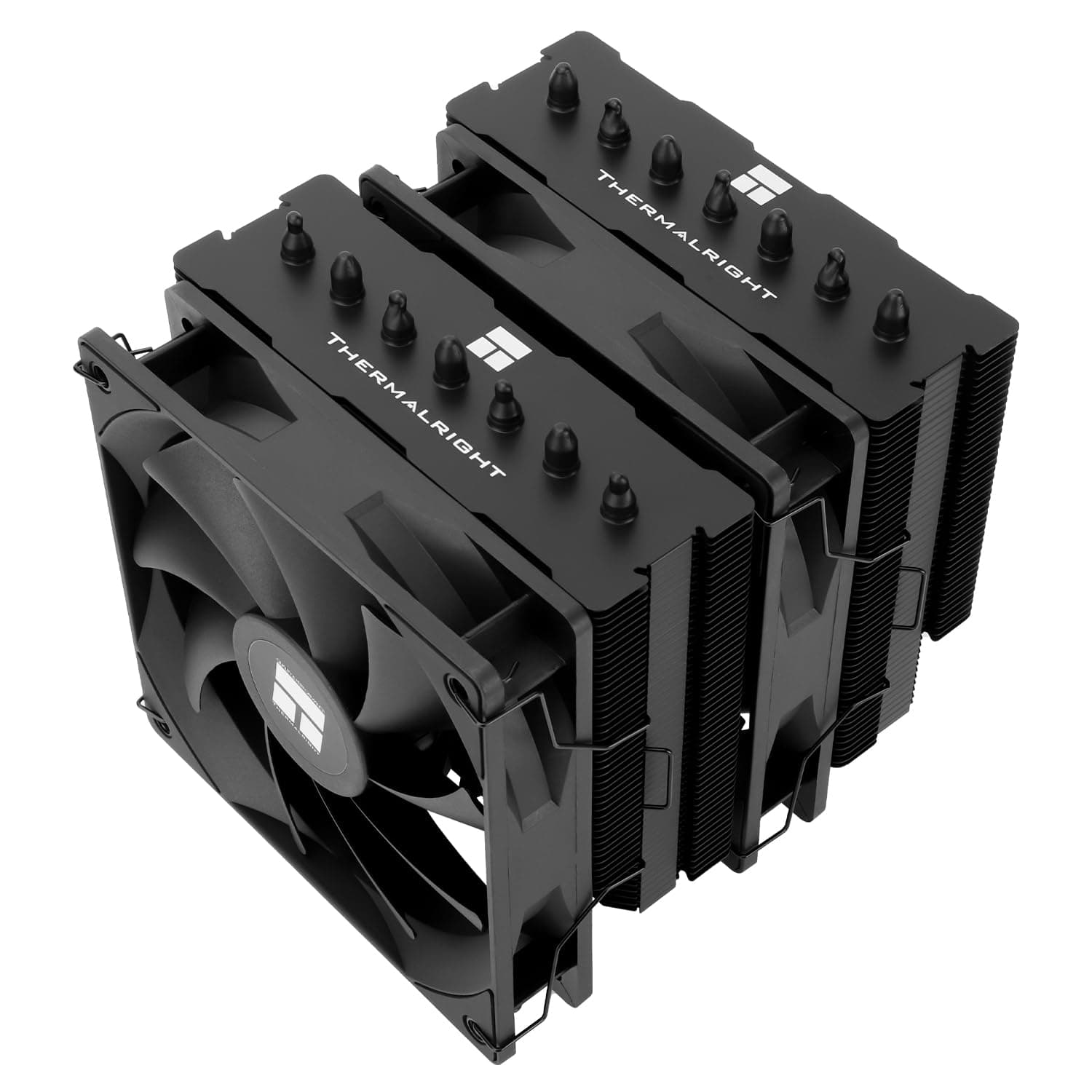 Thermalright Phantom Spirit 120 SE Black CPU Air Cooler,7 Heat Pipes CPU Cooler,Dual 120mm PWM Fans, AGHP 4.0 Technology,for AM4/AM5&Intel 1851/1700/1150/1151/1200, PC Cooler Tower