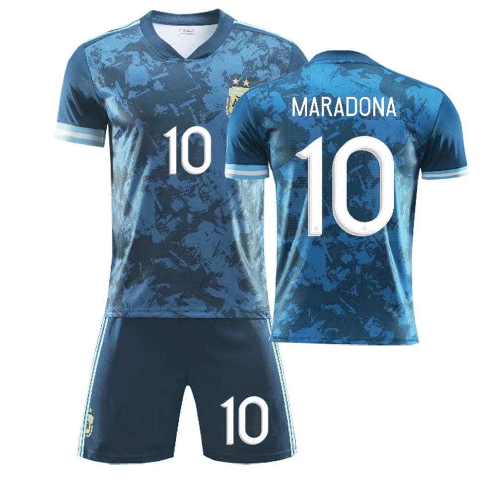 Diego Maradona Jersey, Vintage Argentina Home Soccer Jersey Commemorative T-Shirt World Cup 1986 Retro Mexico,Football Jerseys for Men Youth and Kids