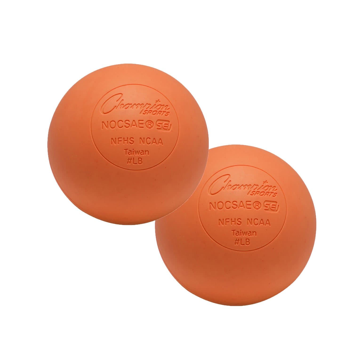 Champion Sports Official Lacrosse Balls - Multiple Colors in Packs of 1, 2, 3, 6, and 12