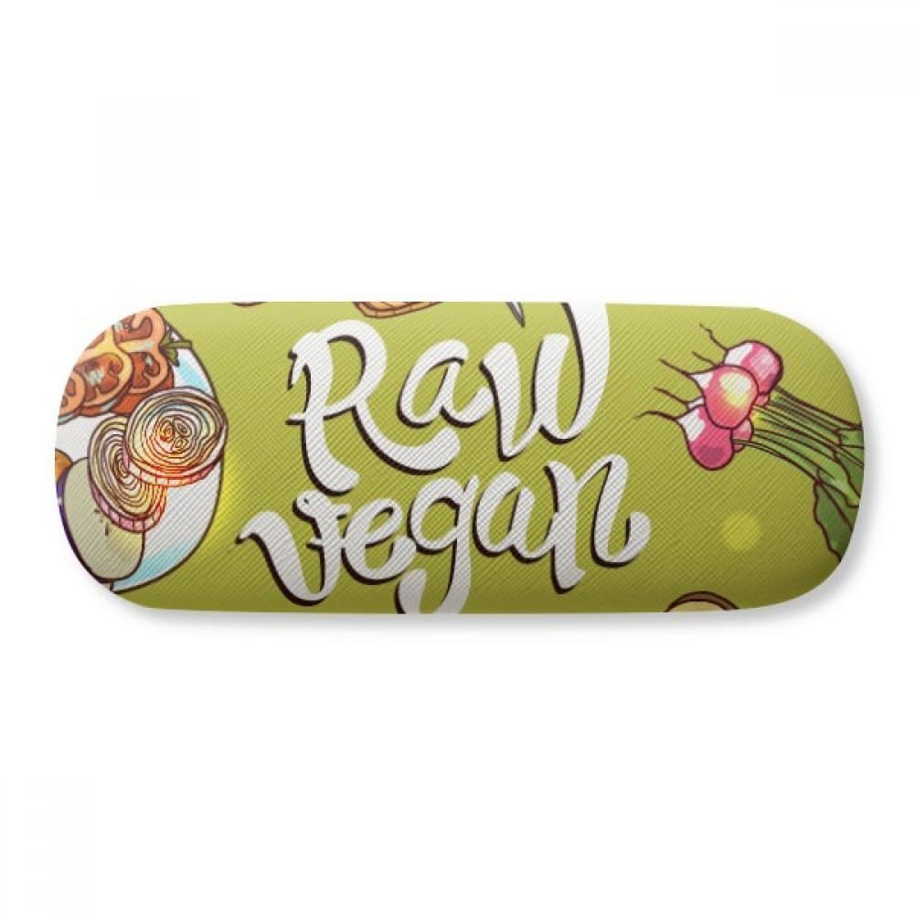 DIYthinkerRaw vegan Vegetables Potato Tomato Glasses Case Eyeglasses Hard Shell Storage Spectacle Box