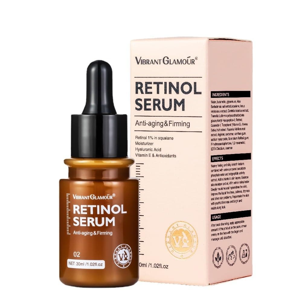 ALPAIS Retinol Anti Aging Face Serum, Retinol Anti-Aging Face Essence, Retinol Serum, Moisturizing Firming Fade Fine Lines Anti-Wrinkle