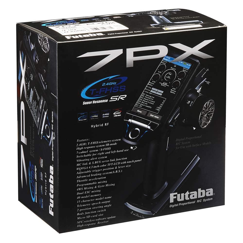Futaba Systems 7PX 7-Channel T-FHSS Super Response System, FUTK4908