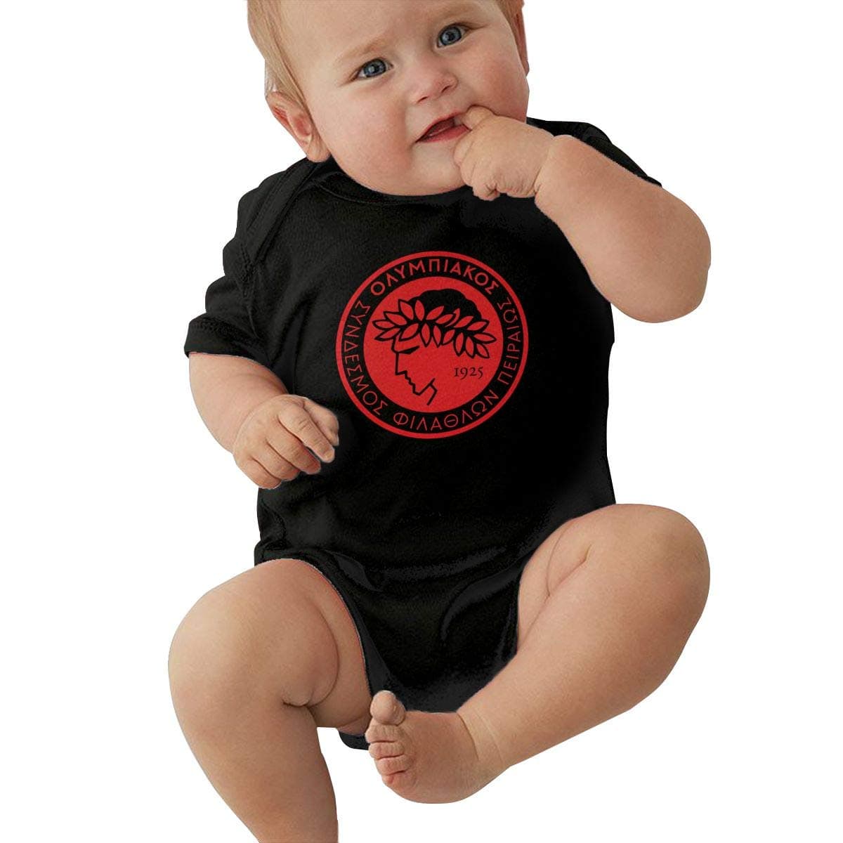 Olympiacos Olympiakos Unisex Funny Baby Bodysuit Jumper Romper Shirt for 0-24 Months
