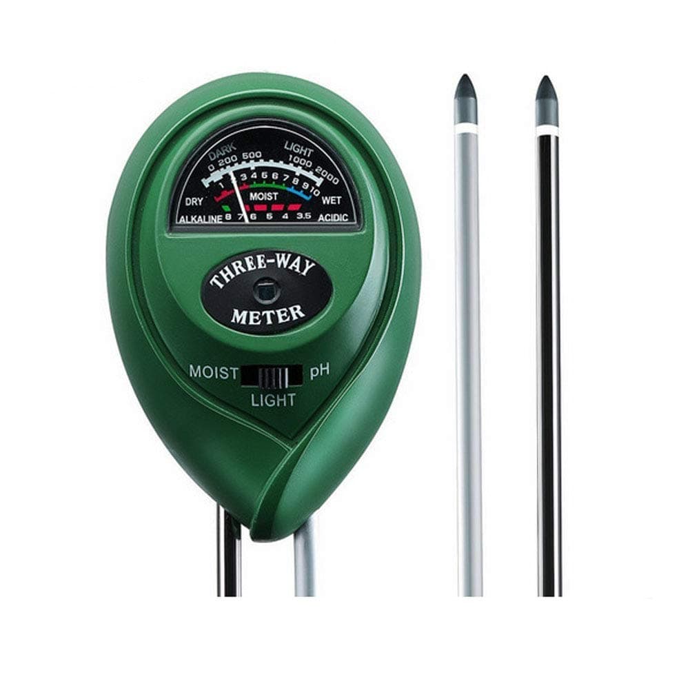 magstonee 3 in 1 Soil Tester Moisture Meter, Light and PH Acidity Tester,Gardening Tools for Plant, Lawn, Farm, Indoor/Outdoors to Use, Easy Read Indicator (No Battery Needed)