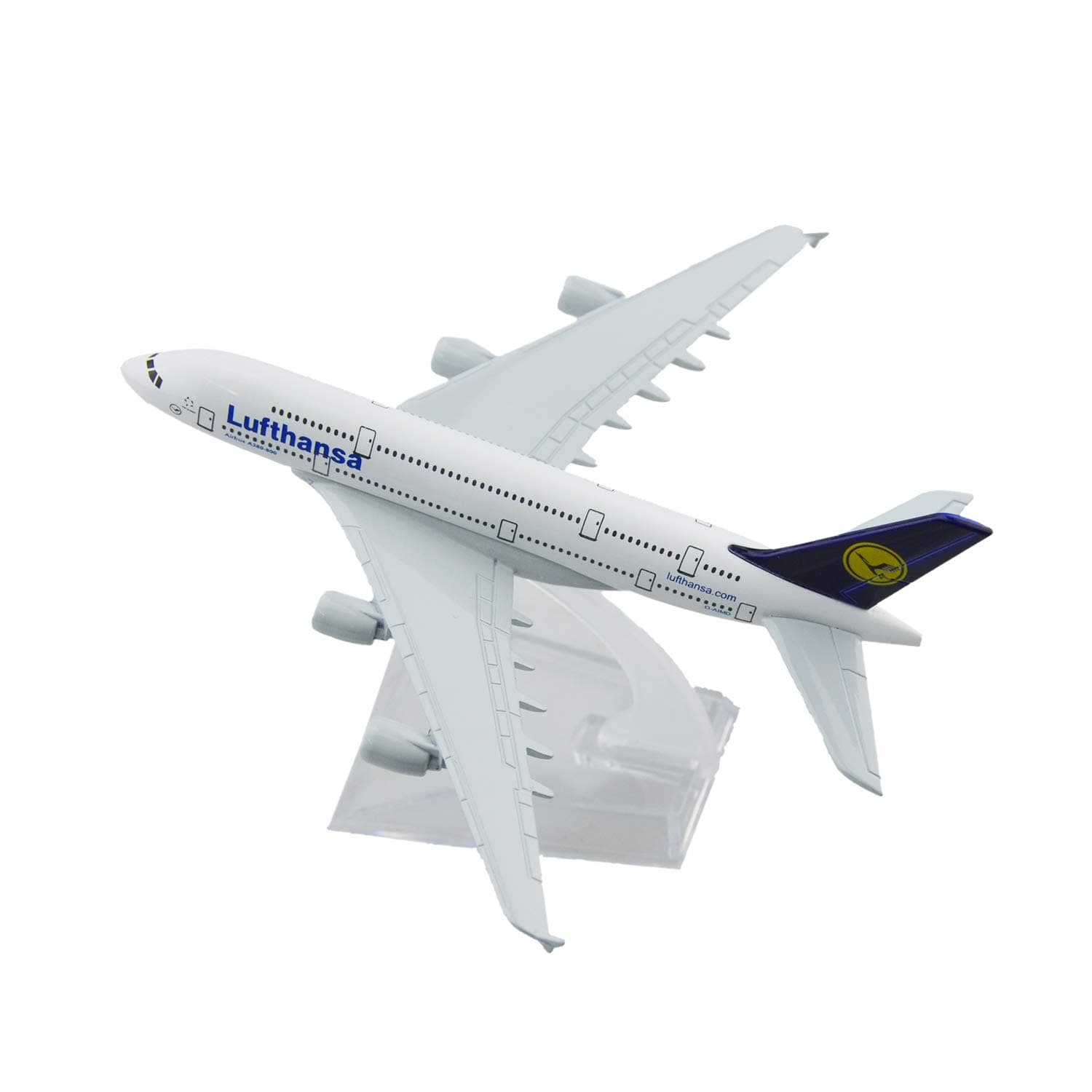 16cm Alloy Metal Germany Air Lufthansa A340 Airlines Airplane Model Lufthansa Airbus 340 Airways Plane Model Aircraft Kids Gifts (A340)