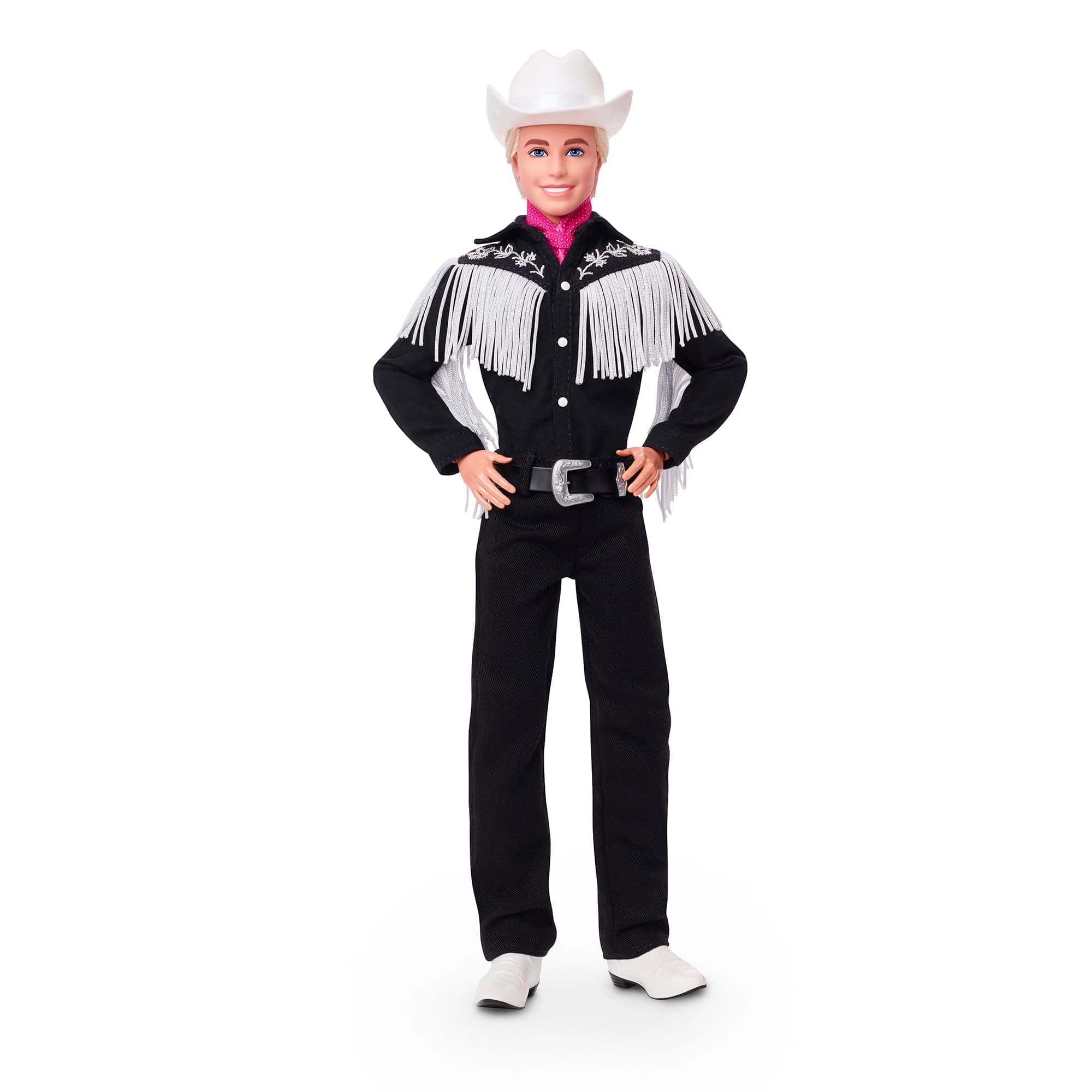 The Movie Collectible Ken Doll Wearing Black and White Western Outfit (Exclusive)