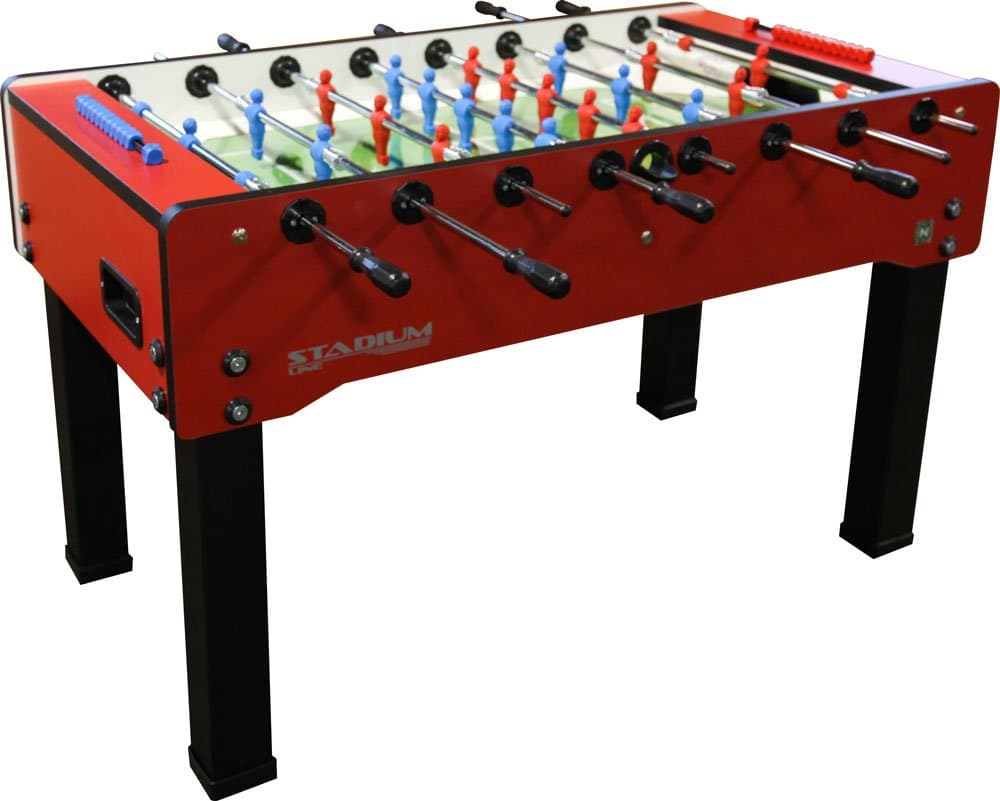 Italian Foosball Table - Stadium Indoor Soccer Table Red