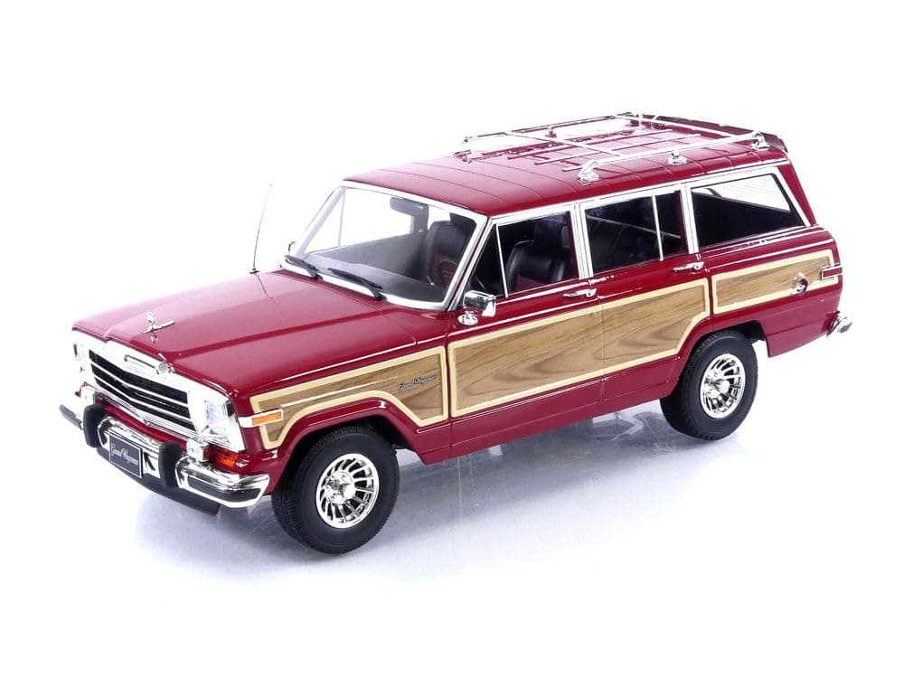 KK-Scale 1/18 Grand Wagoneer 1989 Red Wood KKDC181112