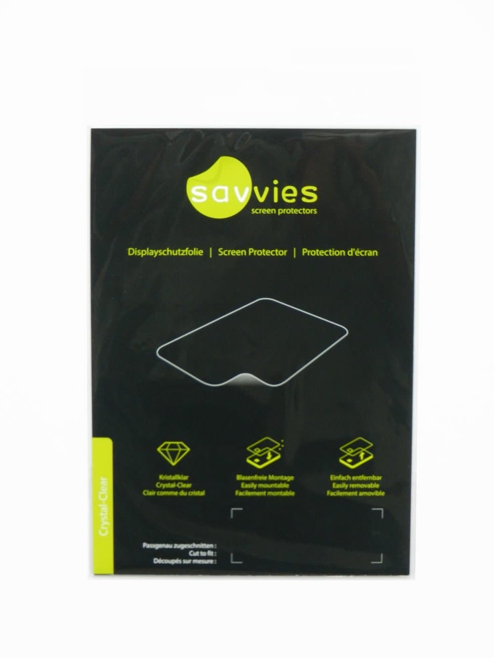 Savvies Crystal-Clear SCREEN PROTECTOR for Ricoh GR Digital II, 100% fits, Display Protection Film, Protective Film