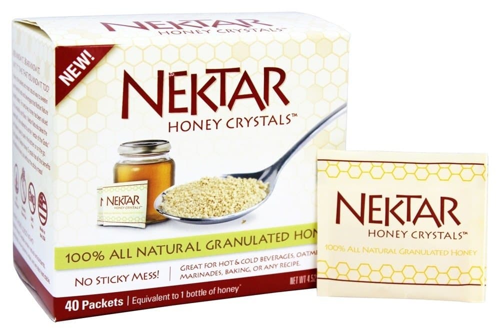 Nektar Naturals Nektar Honey Crystals, 40-Count, Net Wt 4.52oz (128G)