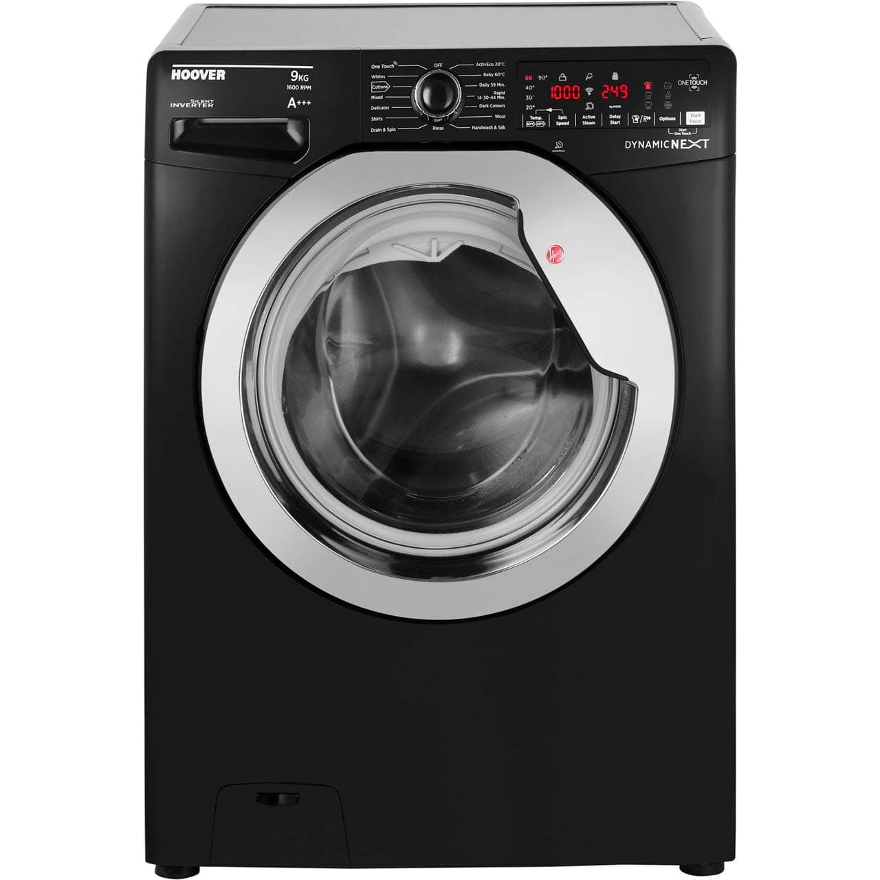 Hoover DXOA69HC3B A+++ Rated Freestanding Washing Machine - Black [Energy Class A+++]