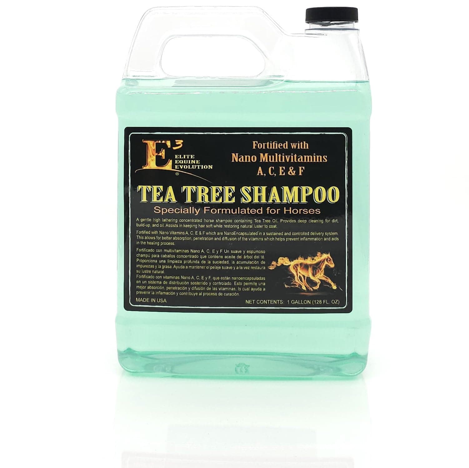 Elite Equine Evolution E3 Tea Tree Shampoo 1 Gallon