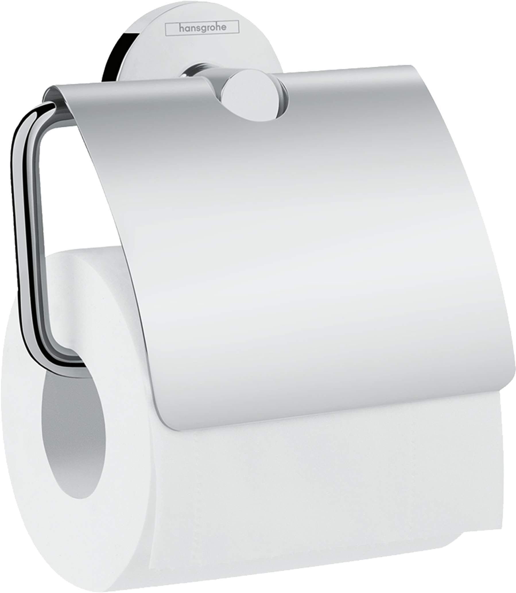 Toilet Paper Holder with Cover 5-inch Toilet Paper Holder in Chrome, 41723000