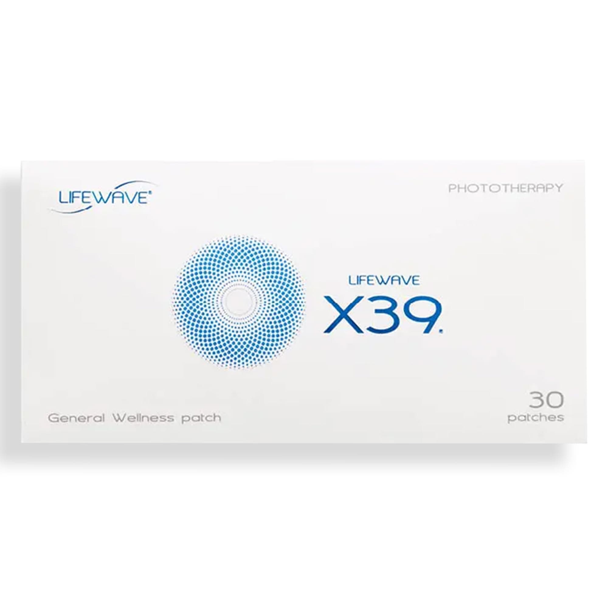 LifeWave X39 Patches - Supports Improvements of Strength and Stamina - Supports Improved Exercise Performance - No Drugs or Stimulants - Innovative Patch Technology for Enhanced Wellness - 30 Patches