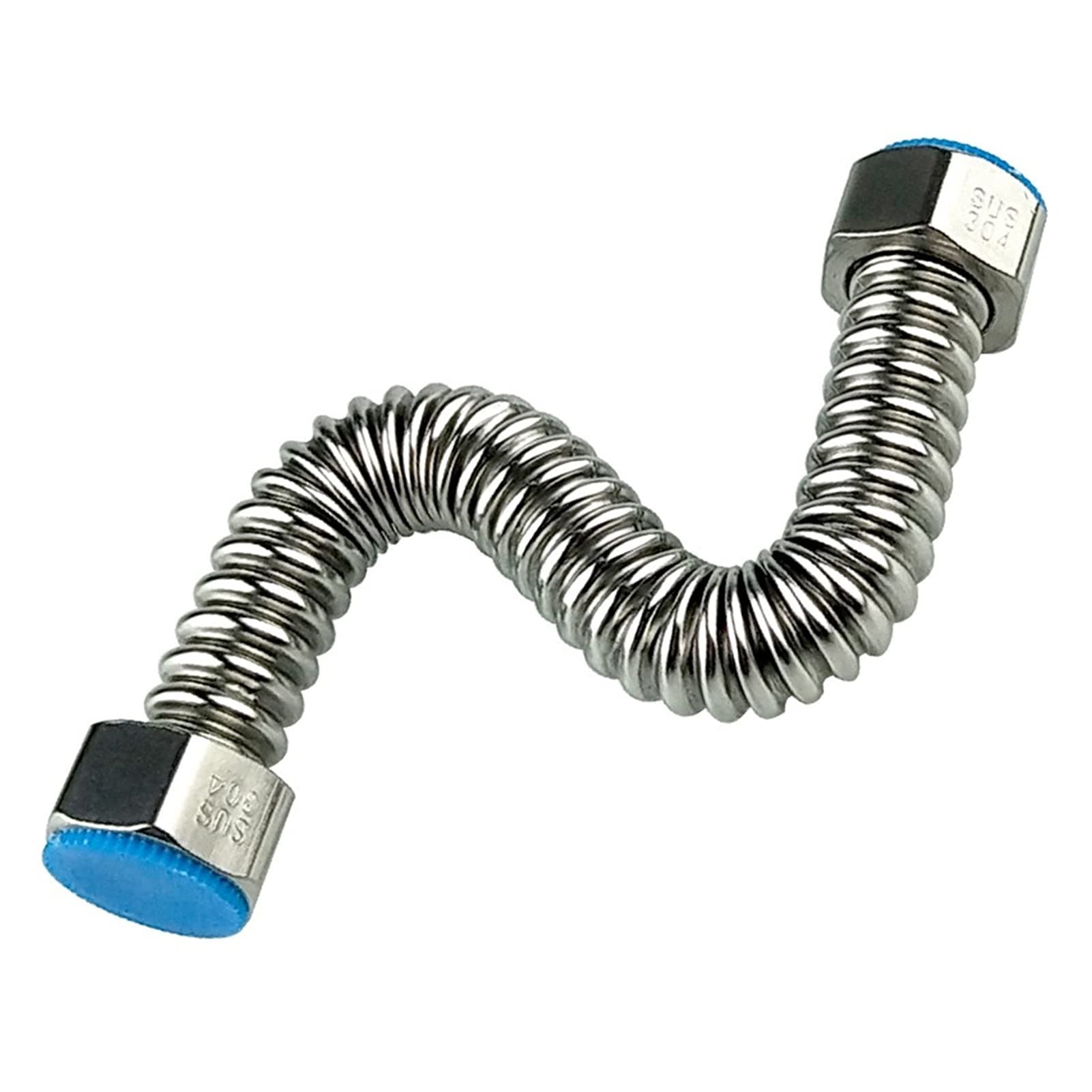 Sink Supply Hose Tap Connectors,304 Stainless Steel Corrugated Pipe 1/2" BSP for Bathroom Water Heater Hose and Toilet Woven Explosion-Proof Water Pipe(Color:70cm) ( Color : 120cm )