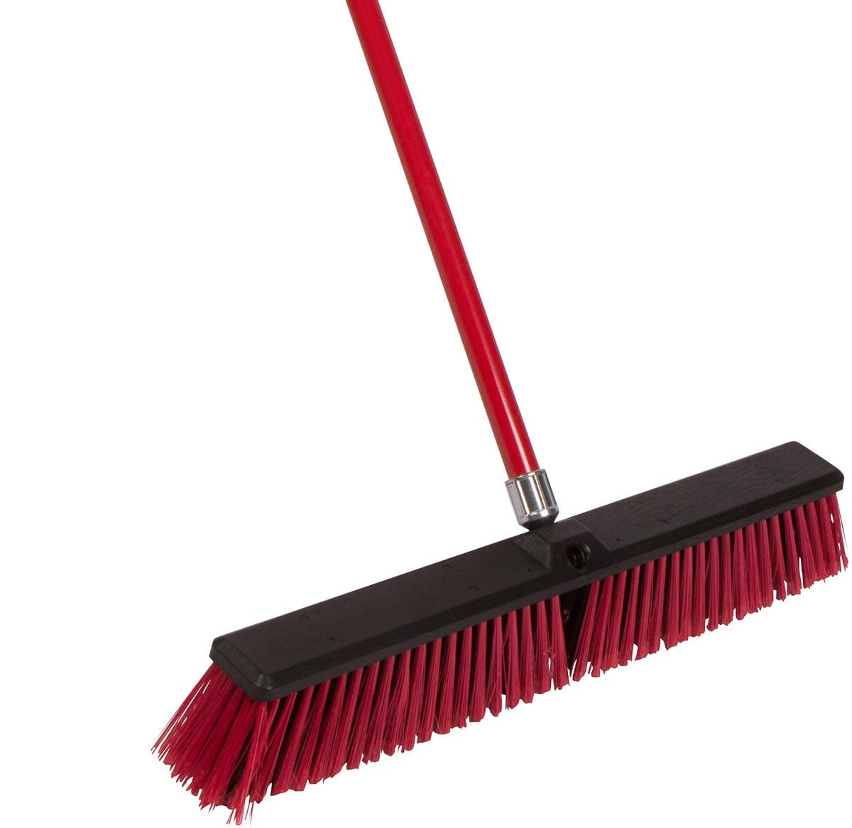Large 24'' Multi-Surface Push Broom with Alloy Handle