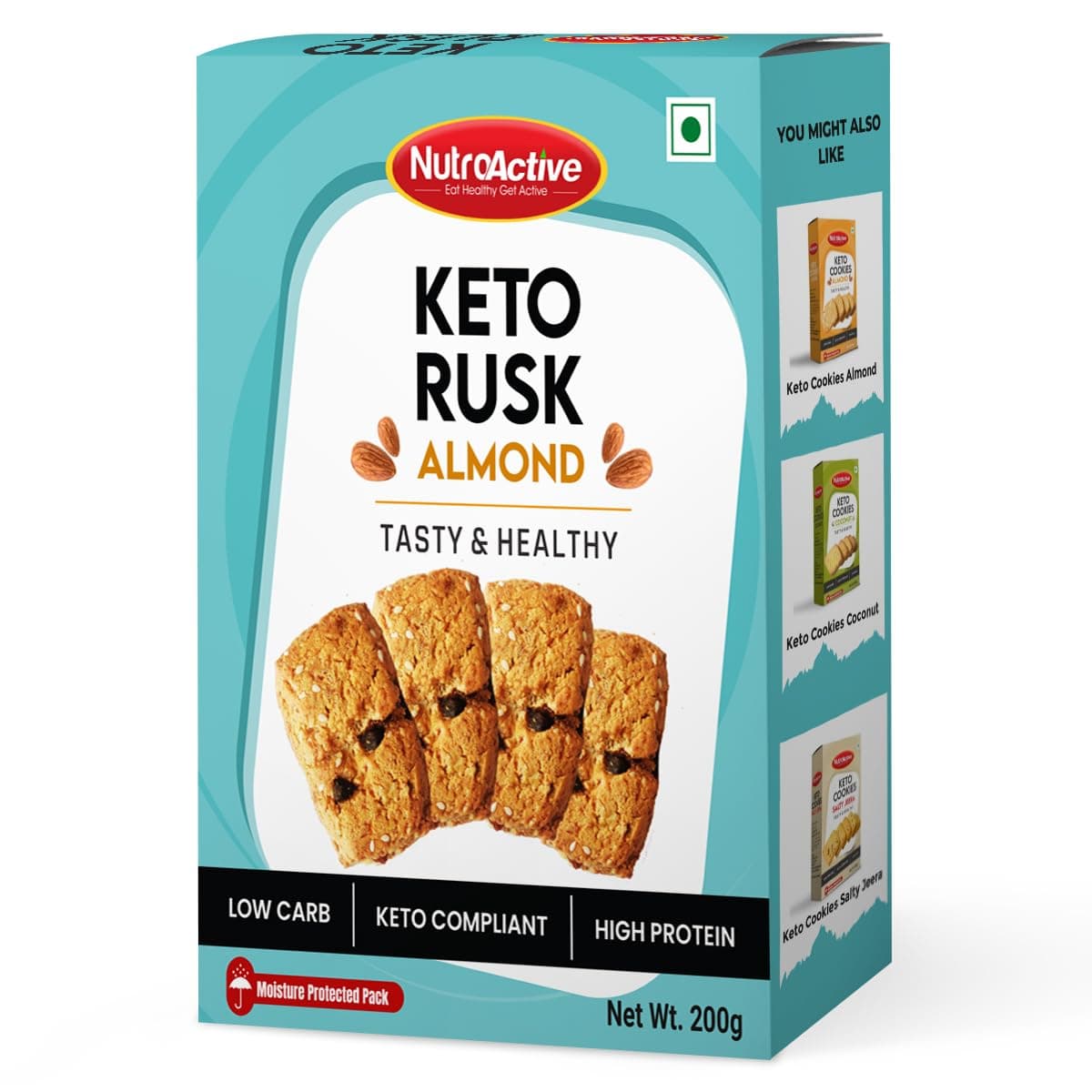 Keto Breakfast Bar Zero Sugar Gluten Free 160 g