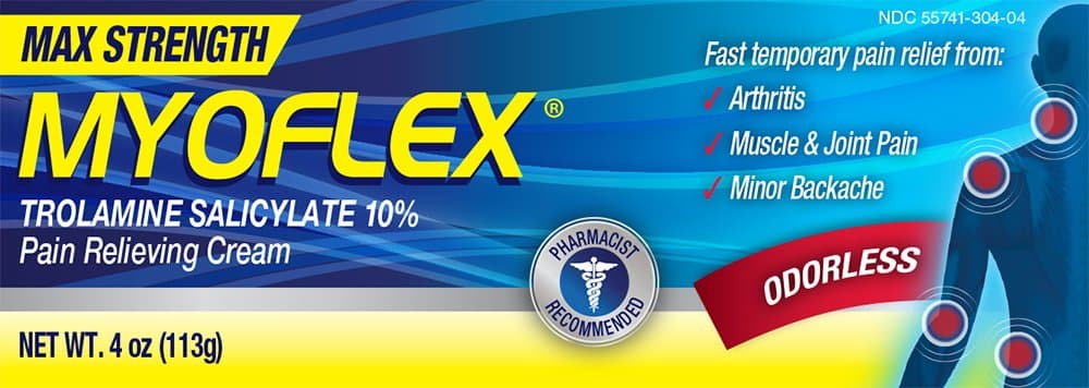 Myoflex Pain Relieving Cream, 4 Ounce