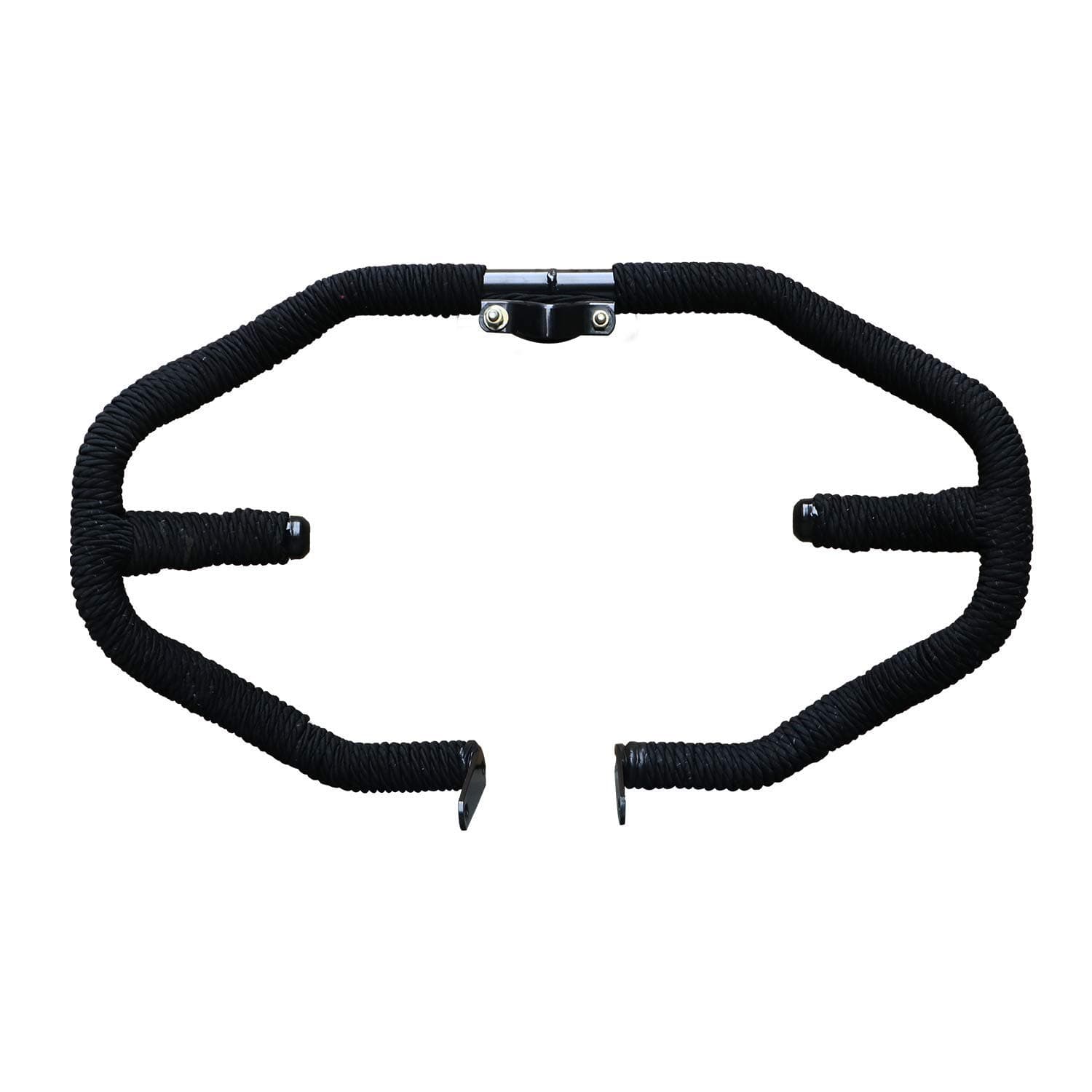 BULLKARTZONE Bike Enfield Metal Leg Guard Crash Bar and Engine Guard with Wrapped Black Rope Compatible for BS3,BS4 BS6 All RE Models