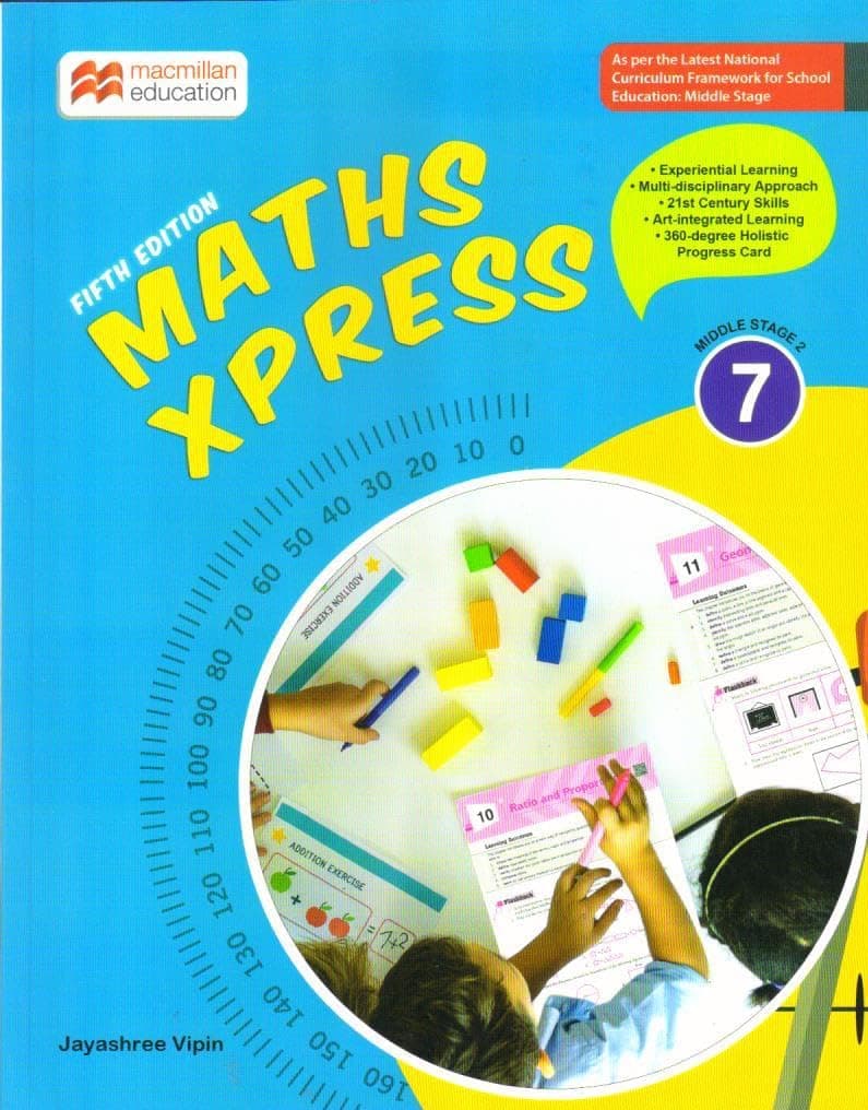 Maths Xpress Reader 2024 Class 7 by Jayashree Vipin | Math Express Series | Maths Series