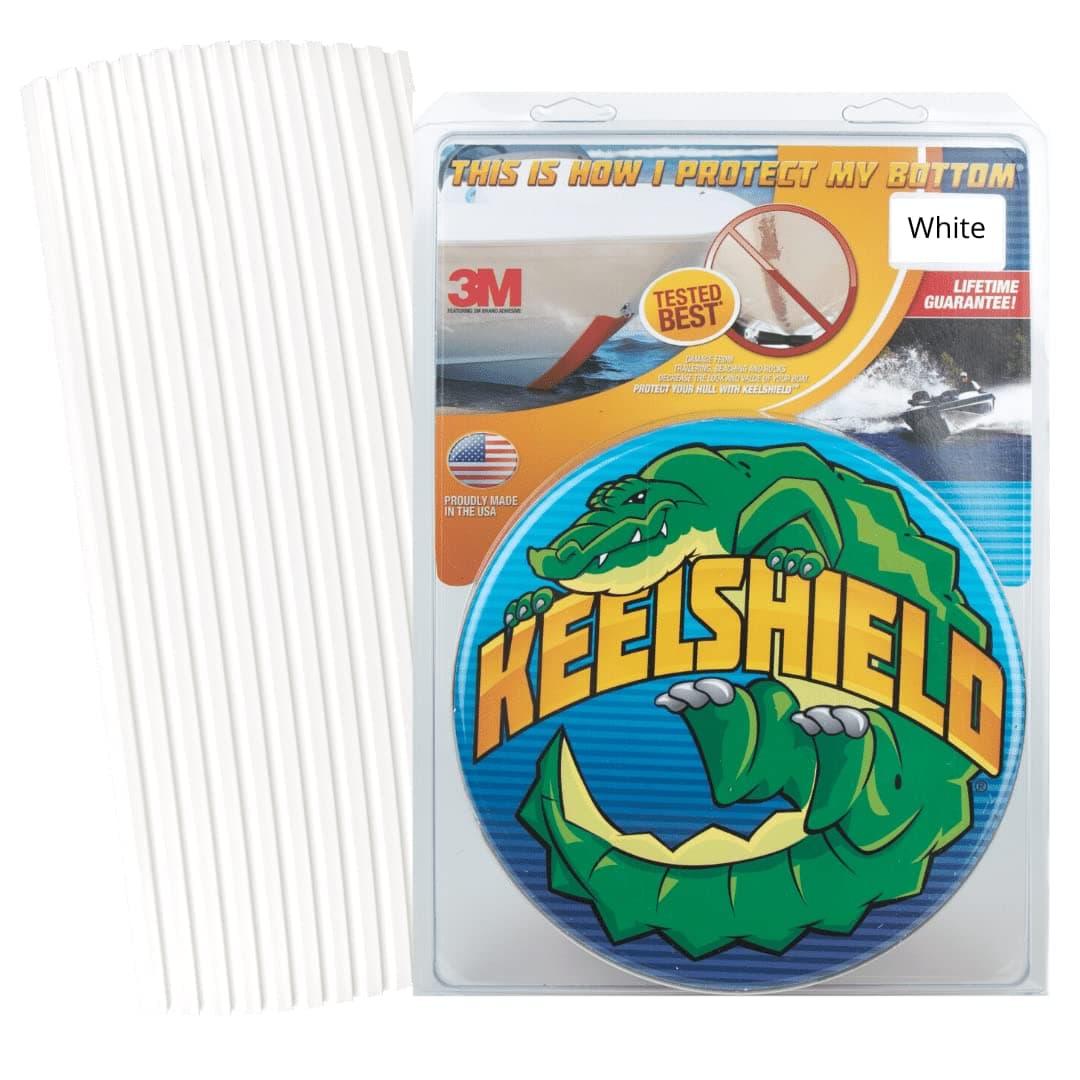 Gator Guards KeelShield Keel Guard - Helps Prevent Damage, Scars and Scratches - DIY Installation - Compatible with Fiberglass and Most Aluminum Boats - Made in The USA - 4’ to 12’ Lengths