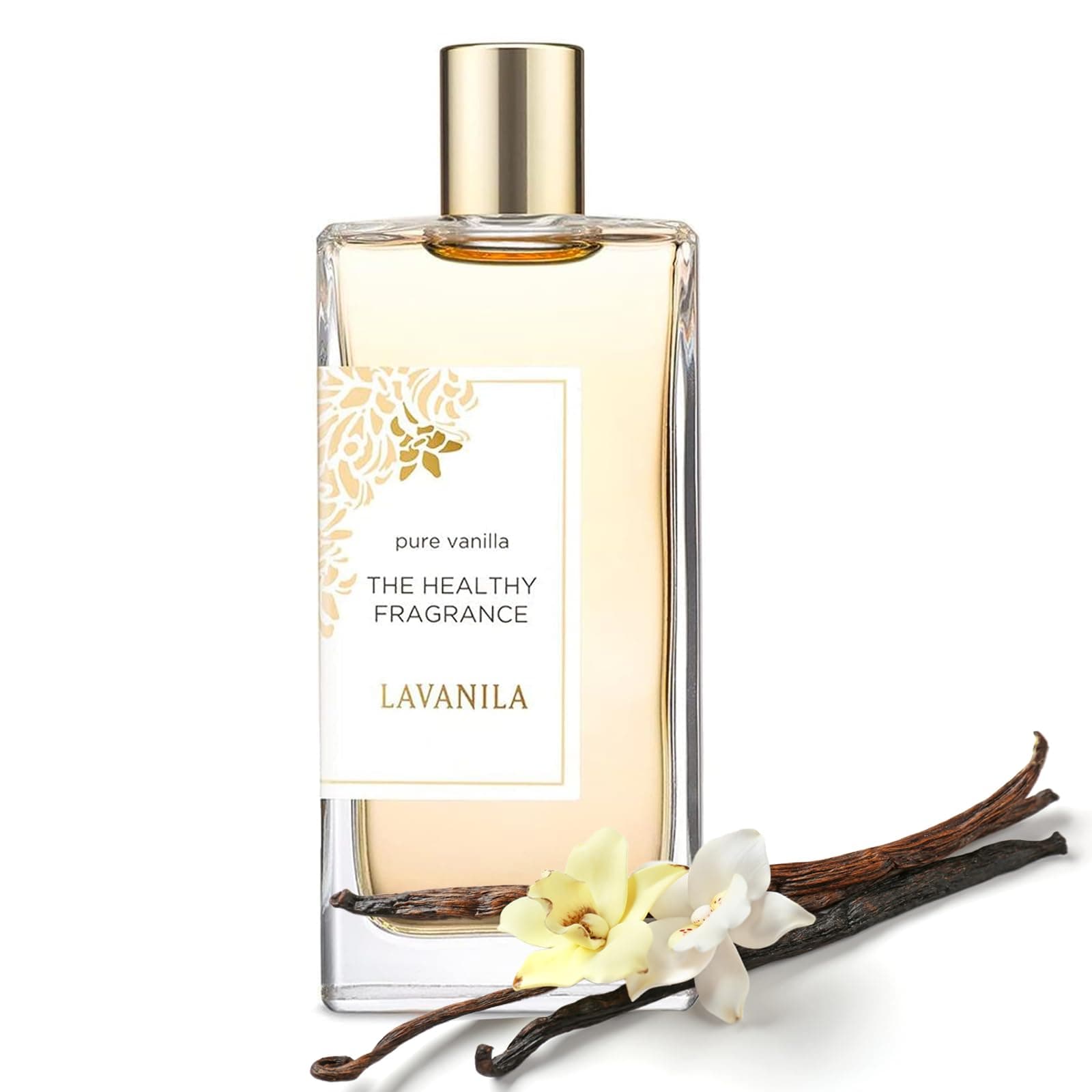 Lavanila Pure Vanilla Perfume for Women, 3.4 Fl Oz – Clean Vanilla Perfume, Long Lasting Women’s Eau de Parfum with Madagascar Vanilla – Natural Fragrance, Women’s Fragrances