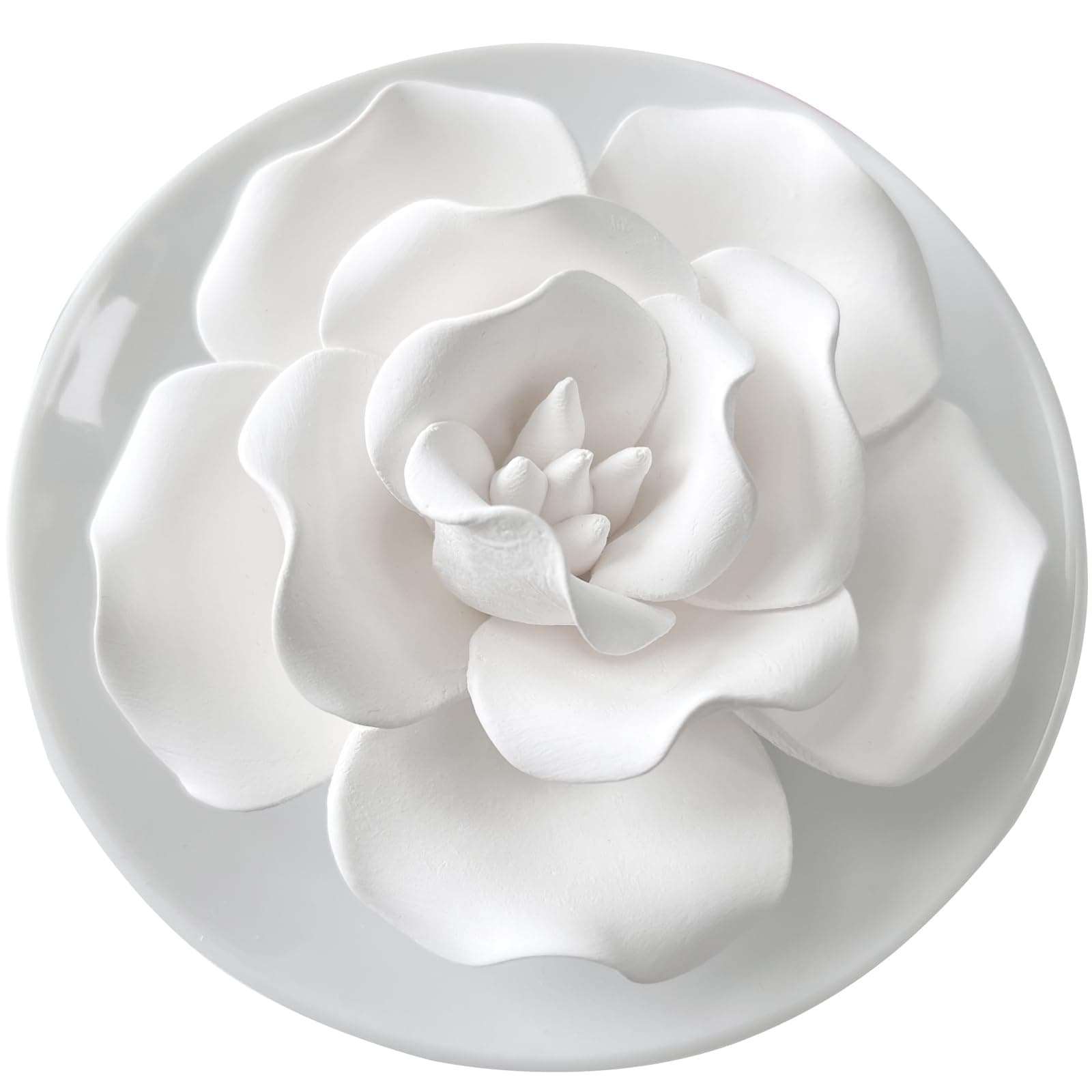 Passive Diffuser for Essential Oil-Ceramic Diffuser Non Electric Oil Diffusers for Small Mini Room, Desk Decorative, Bathroom (Impatiens)