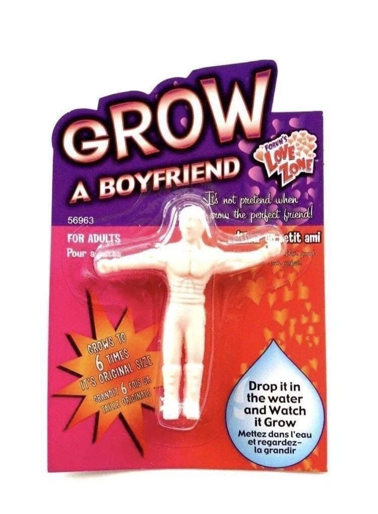 Grow a Boyfriend ~ Fun Joke Novelty ~ Funny Gift Stocking Fillet Secret Santa