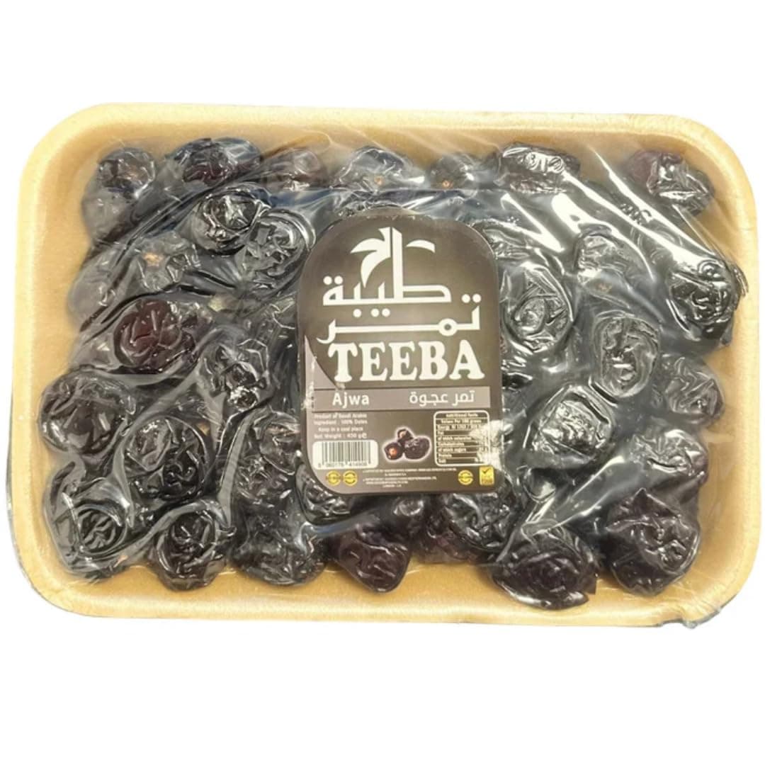 Teeeba Ajwa Luxury Dates SWEET SNACKS HURMA 450 Gram
