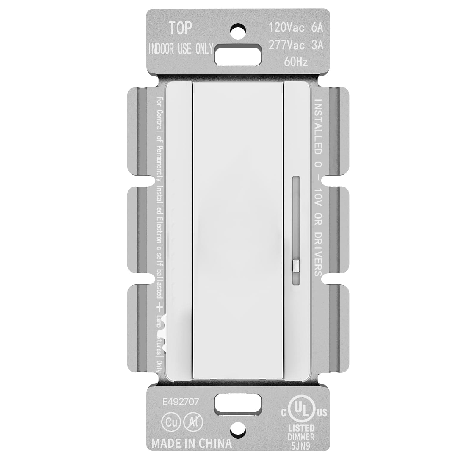 Hyperlite 1-10V Dimmer Switch for 1-10V Dimmable LED,Single-Pole Solide,UL Listed