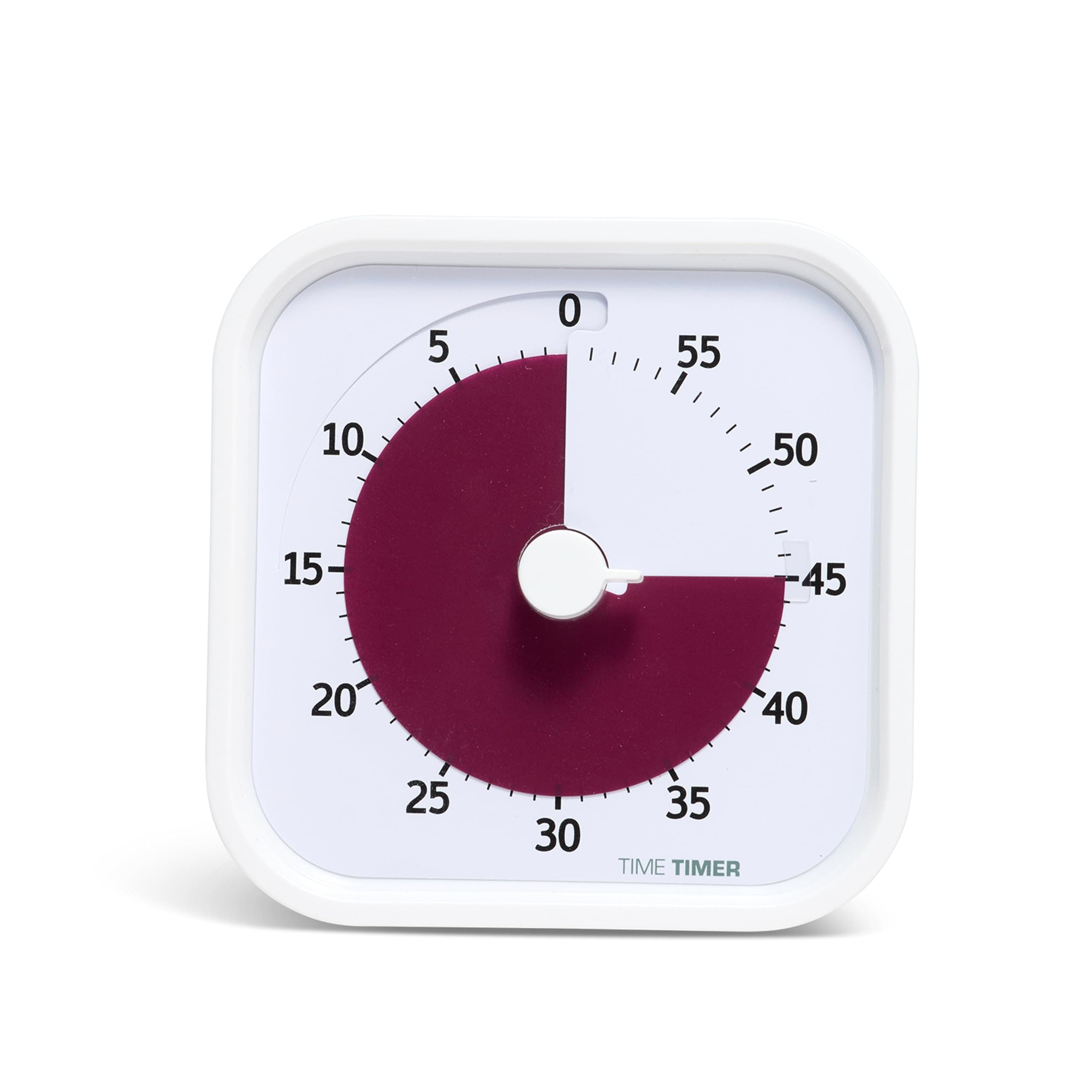 MOD - 60-Minute Visual Timer, for School, Office and Meetings, Silent Operation (White)