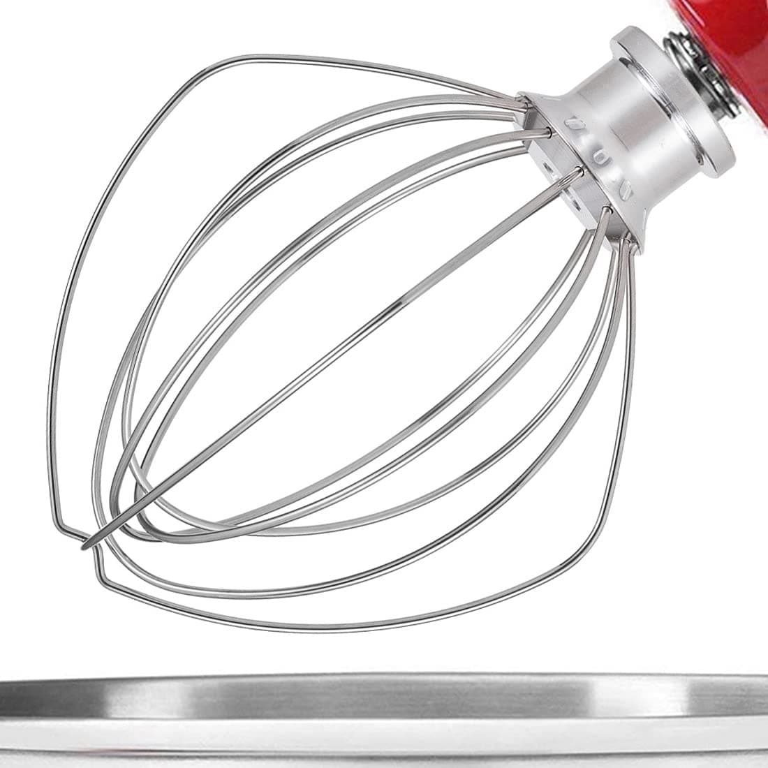 Wire Whip Compatible with KitchenAid KSM150 Artisan Series Stand Mixer, Stainless Steel Assecories Attachment Whisk for Kitchen Aid KSM150 Tilt-Head Stand Mixer.