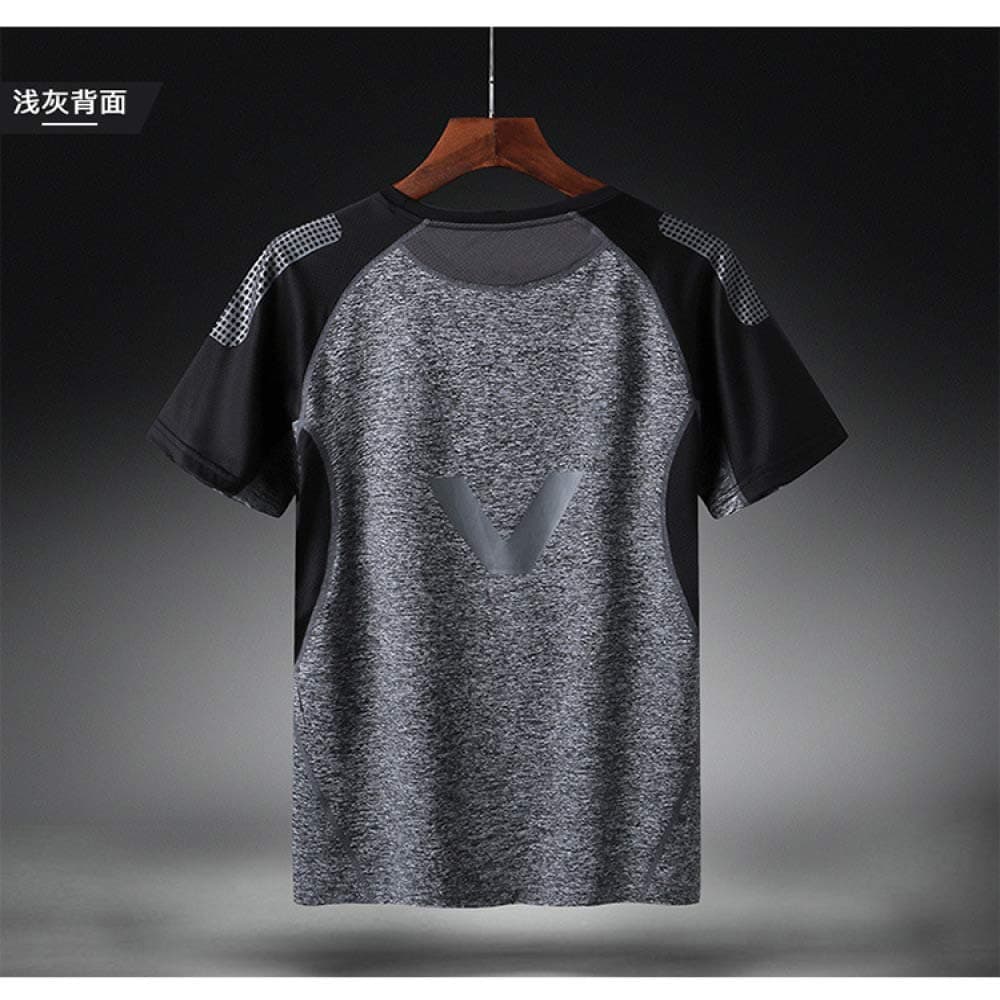 ljradj banxiu Summer female T-shirt male short-sleeved quick-drying large size outdoor A1 2XL