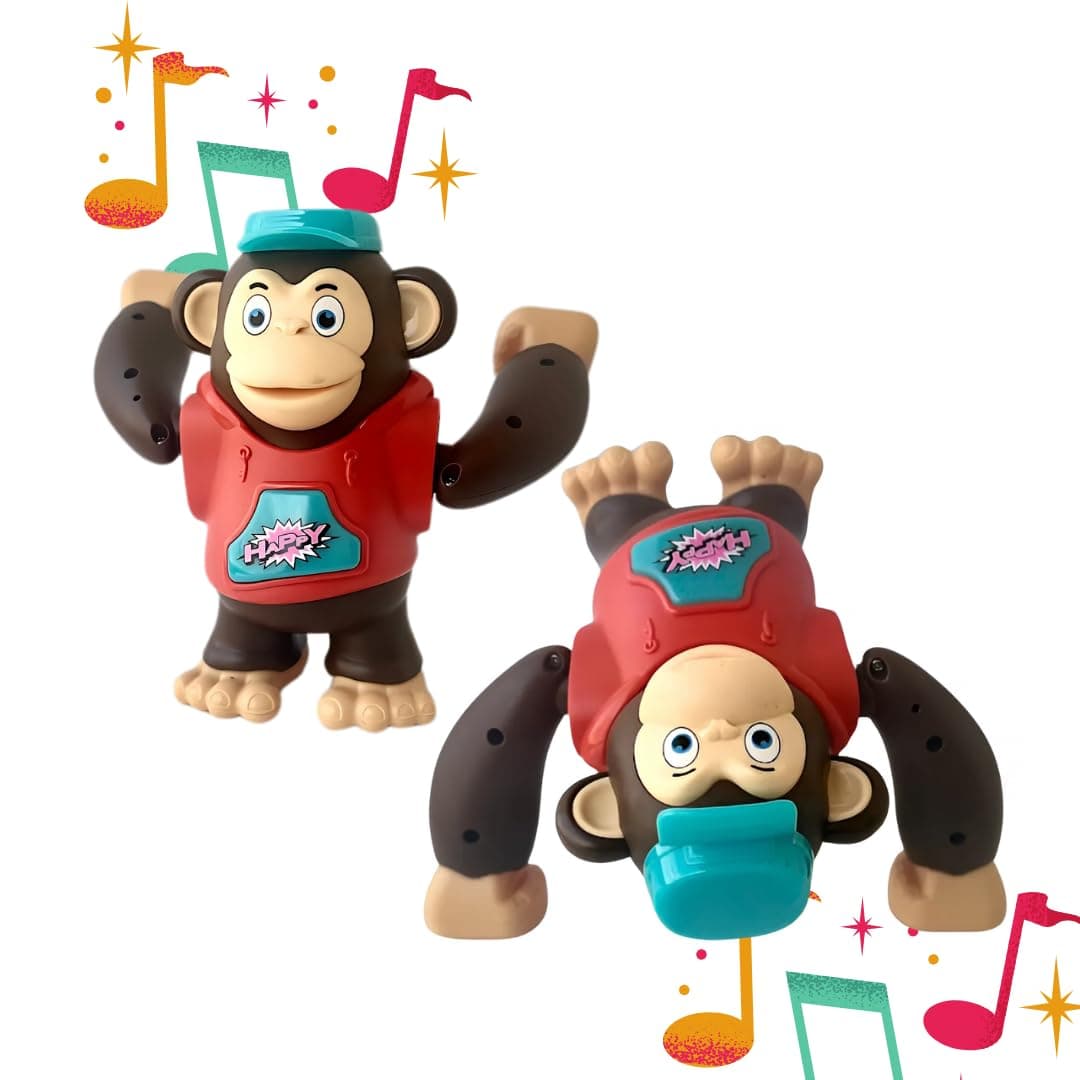 ItsyToys Musical Dancing Monkey Toy – Funny Electric Dancing Monkey with Lights, Sound, and Side-to-Side Swinging Action – Robotic Gorilla Toy for Kids 3+ Years
