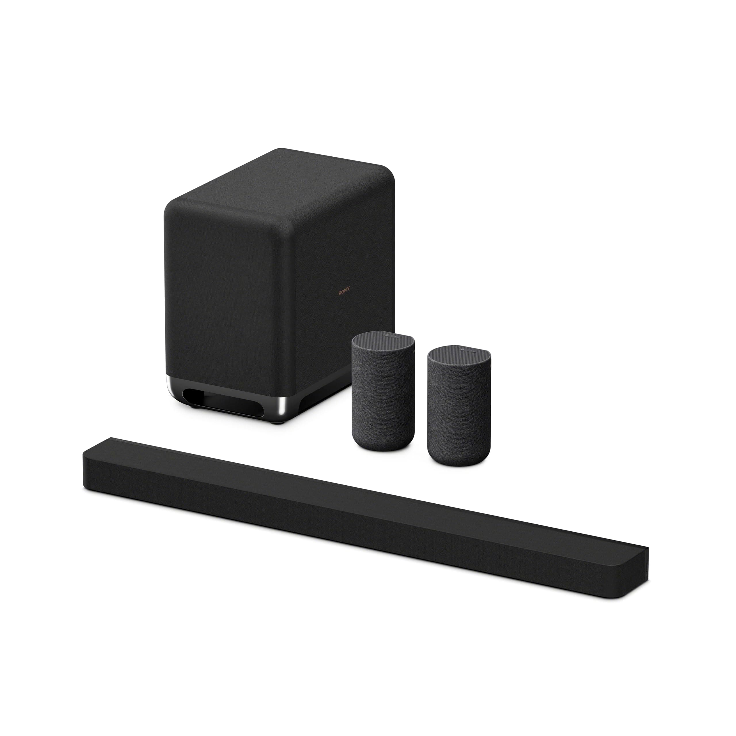 BRAVIA Theater Bar 8 Sound Bar, SA-SW5 Wireless Subwoofer, and SA-RS5 Wireless Rear Speakers with Built-in Battery
