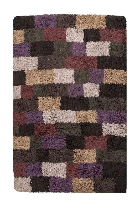 CONTRAST LIVING Umeshi Wool Sheggy Rug Modern Design for Best use Living Room | Bed Room |Dinning Hall |Kitchen Room Carpet Rug (Size:- 140x210 cm |4.5x7 Feet|Multicolour)