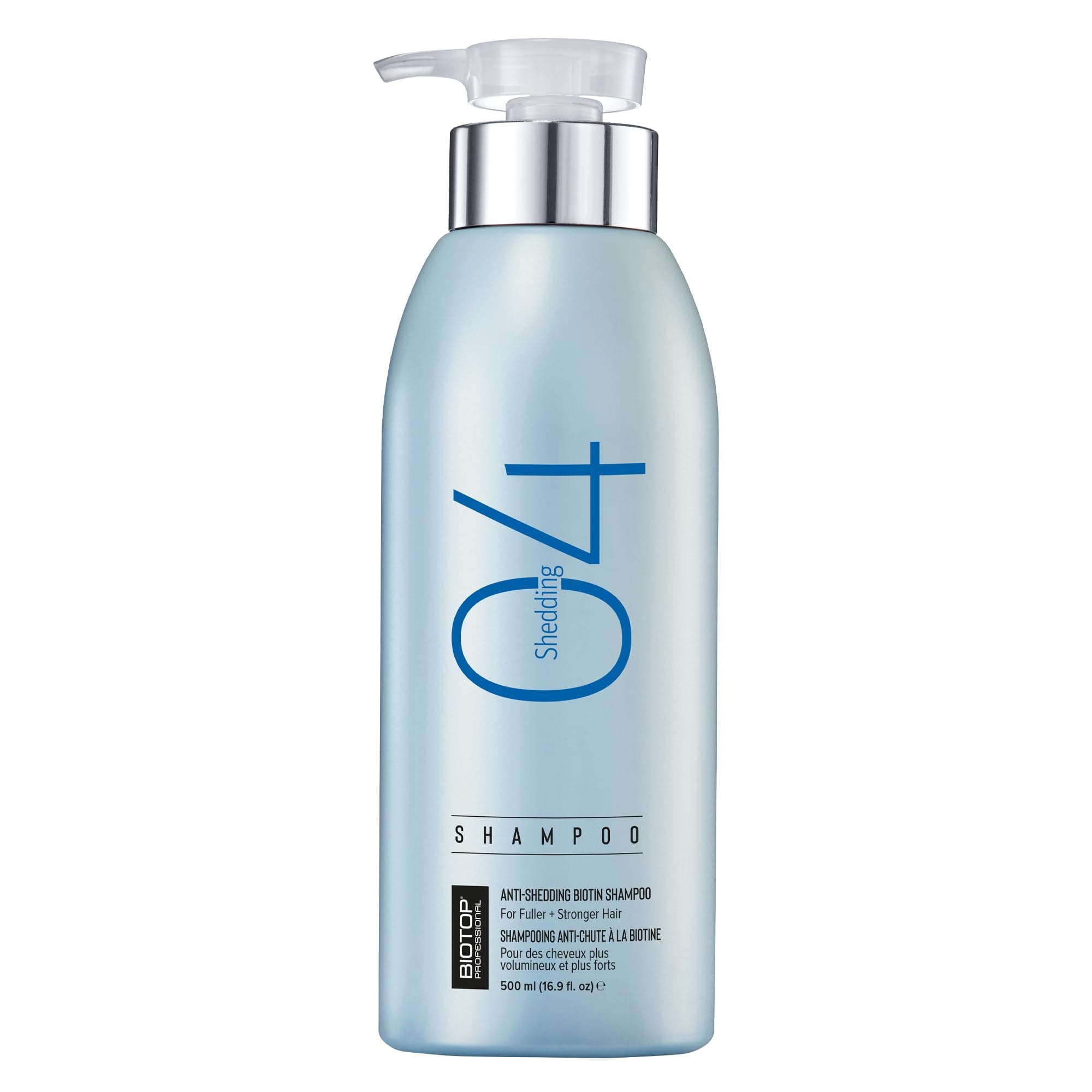 04 Hair Loss Shampoo - Made with Biotin, Red Clover and Citric Acid - Strengthening for Hair Repair - For Shedding or Thinning Hair - 16.9 oz