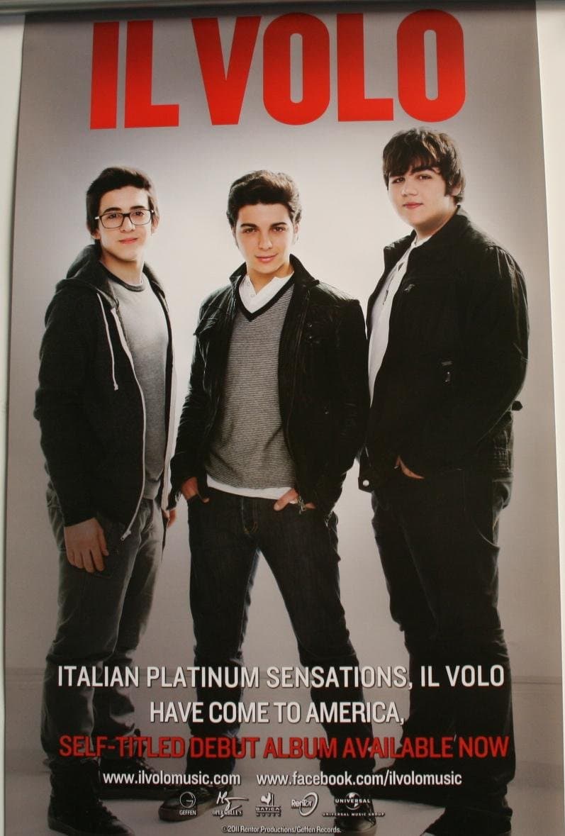 IL VOLO SELF TITLED DEBUT ALBUM POSTER 14 X 22" PROMO