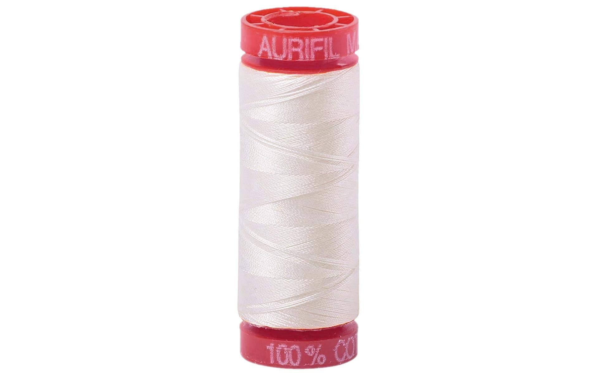 AurifilCtn Thread Mako 12wt 50m Natural White