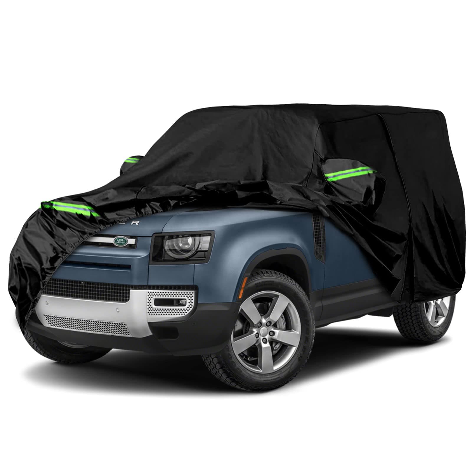 Waterproof Car Cover Replace for 2020-2025 Land Rover Defender 90 2-Door, 6 Layers All Weather Car Covers with Zipper Door for Snow Rain Dust Hail Protection (Defender 2 Door)