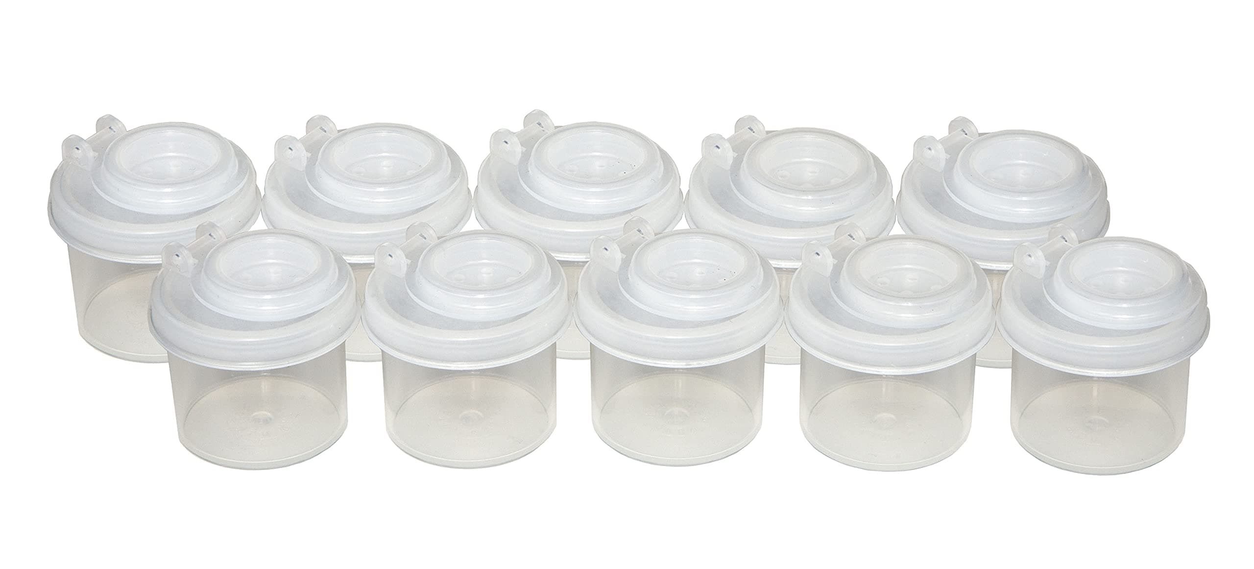 Brazza Outdoors set of 10 Mini spice jars with sifter and cap (10)