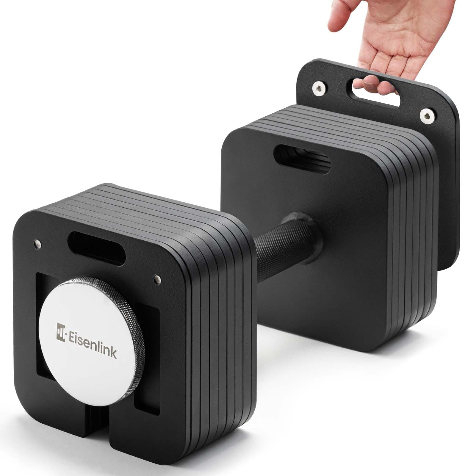 – Adjustable Dumbbell 4-36kg Weight Set - Adjustable Dumbbell Set with Anti-slip Handle 2kg Increments Innovative Easy Safe Locking Mechanism for Home Gym Fitness