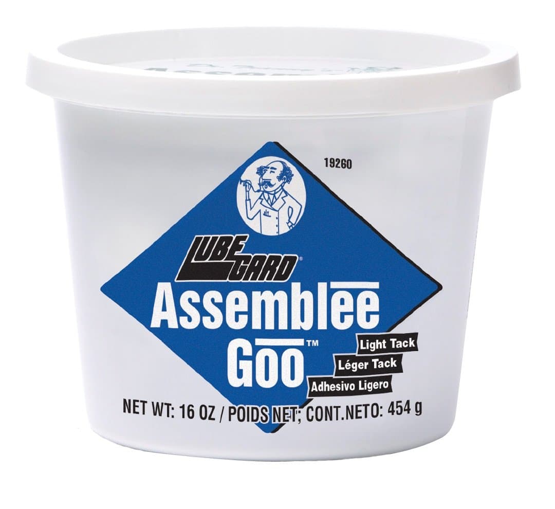 Lubegard 19260 Assemble Goo, Blue, Light Tack Lubricant, 16 oz