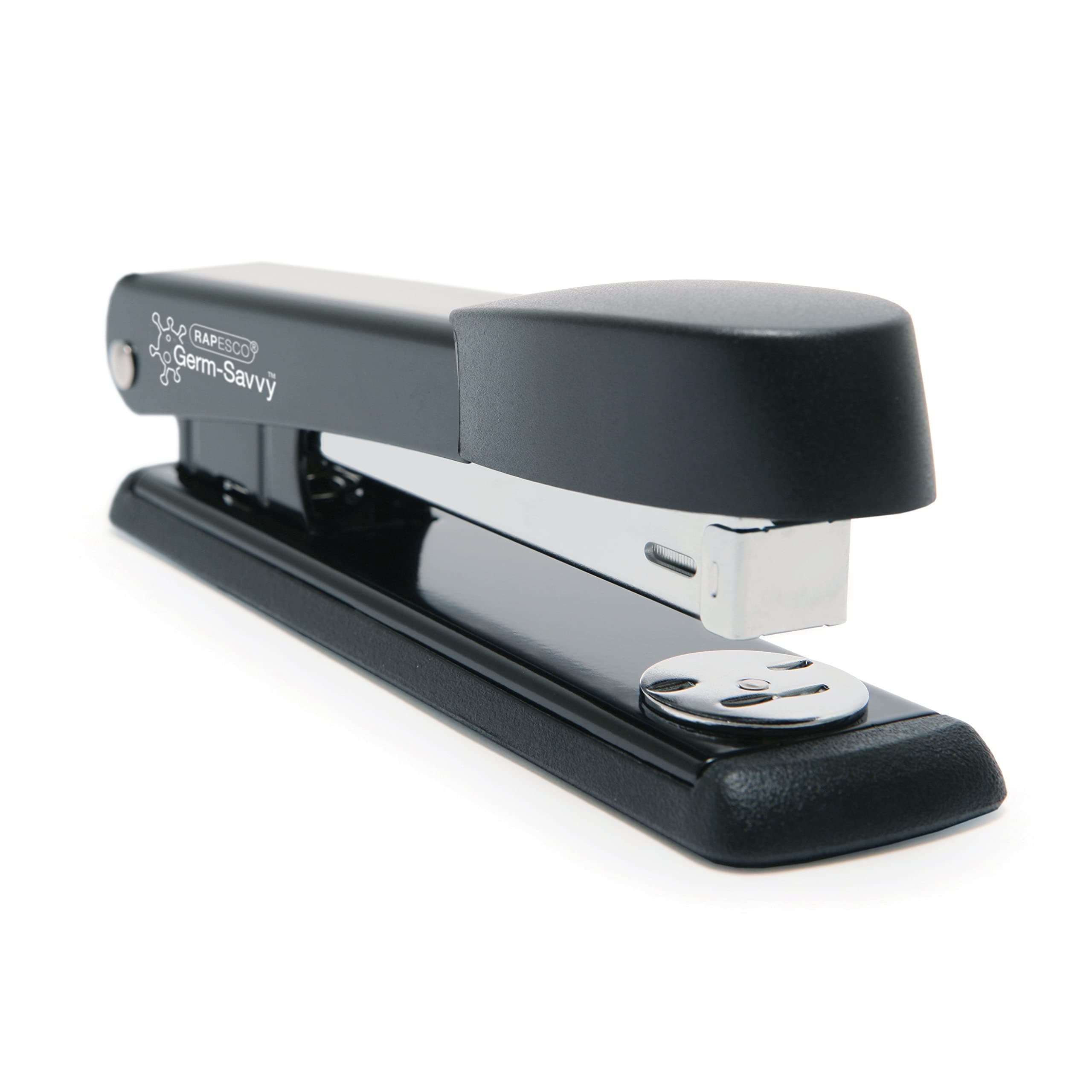 Rapesco R54500B2 Germ-Savvy Antibacterial, Marlin Full Strip Metal Stapler, B...