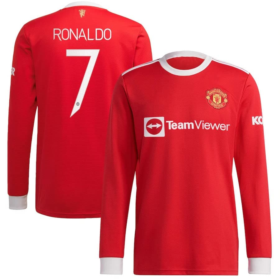 Infinity Sports Manchester United Home Football Jersey Ronaldo 7 Full Sleeves 2022